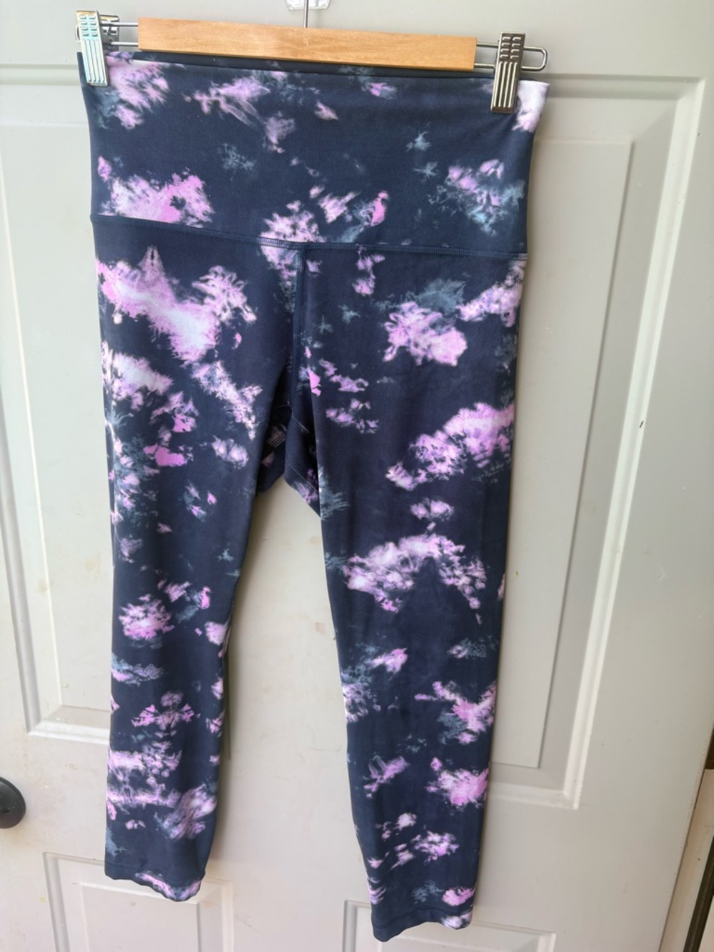 Lululemon Women's High Rise Align Circulate Tie Dye Pull-on Leggings Blue Size 8 - Picture 2 of 2
